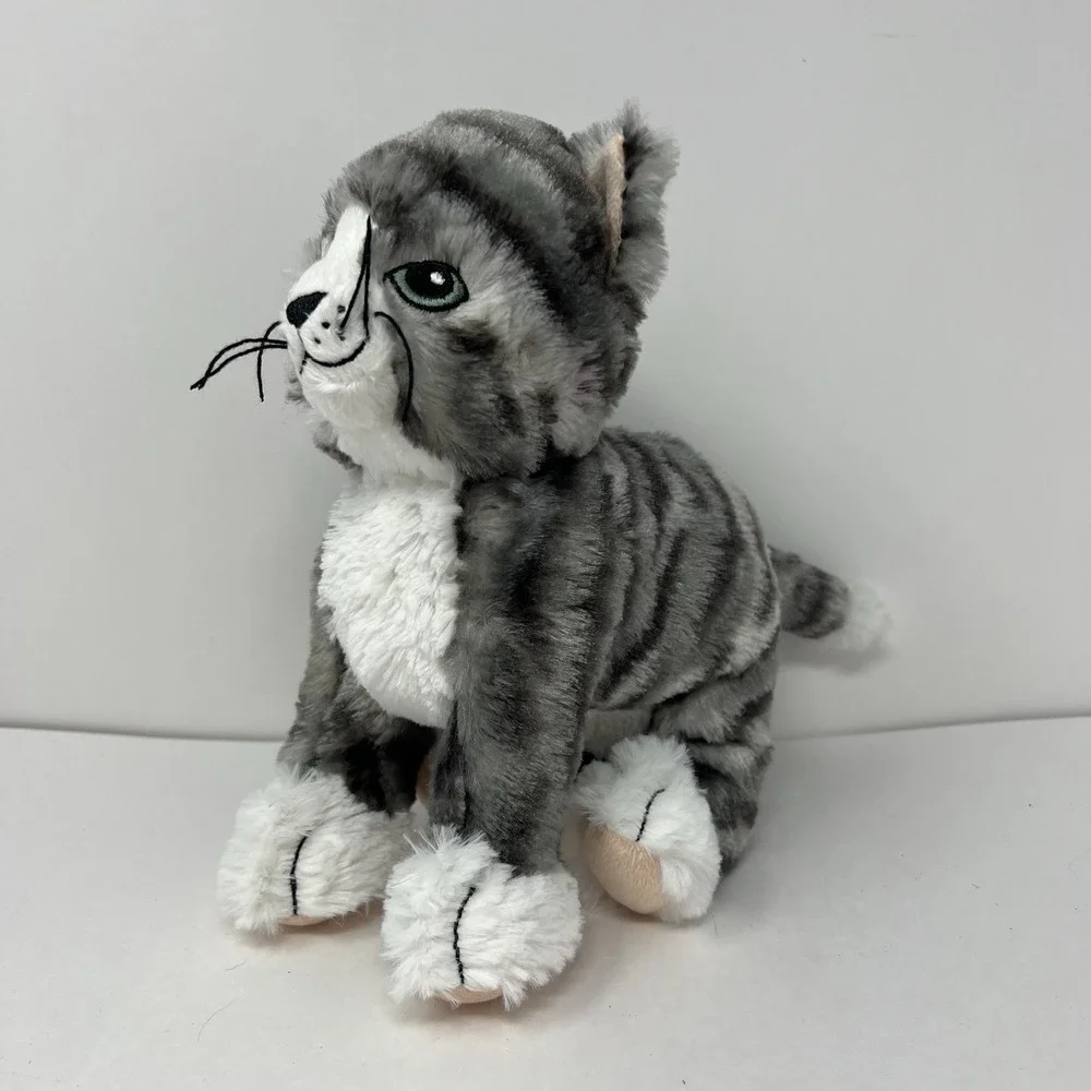IKEA Cat Plush Lilleplutt Gray Striped Kitten Kitty Stuffed Animal Soft Toy Gift